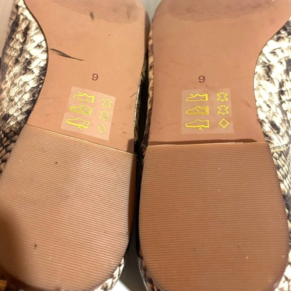 Madewell Snakeskin leather Patterned Women's Loafers